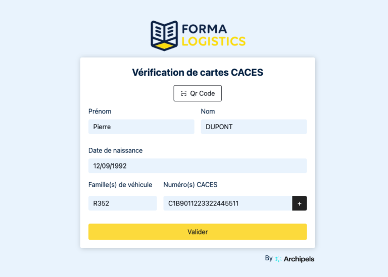 duplicata certification caces